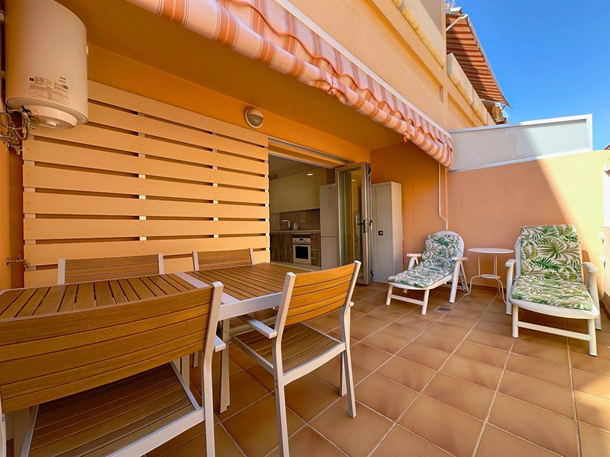 Los Cristianos Piscina Y Terraza Esterno foto